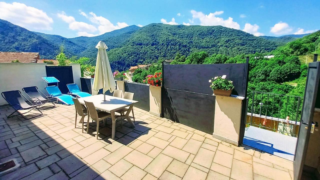 Vallemaira House Casa Belvedere Luce & Sole 10 Posti Letto San Damiano Macra المظهر الخارجي الصورة